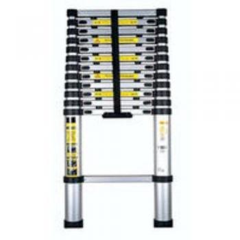 VFM 382799 Telescopic Ladder, 3.8 m (Silver)
