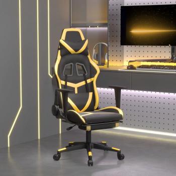Fauteuil gamer « Astra » – similicuir, repose-pied intégré