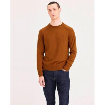 Maglione Uomo Crewneck Caramel Café Dockers S