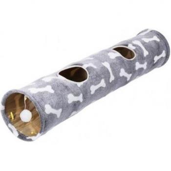 Jouet tube pour animaux, lit confortable, tunnel à double couche