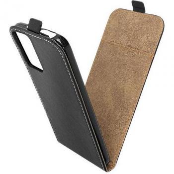 Fundas Elegantes para Xiaomi Redmi Note 12S: Carcasa Vertical con Compartimento de Tarjetas, Color Negro