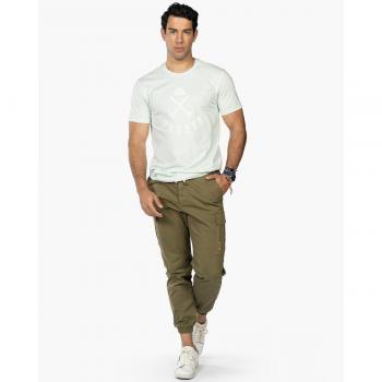 Pantalón Cargo Slim Verde Militar Harper & Neyer