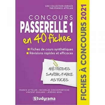 Concours passerelle 1 en 50 fiches