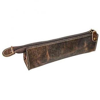 Astuccio vintage in pelle