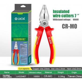 LAOA 1000V VDE Long Nose Pliers