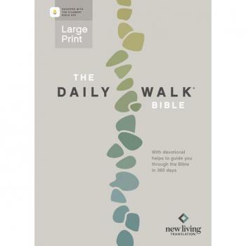 The Daily Walk Bible Large Print Nlt Filament Enabled (Softcover)