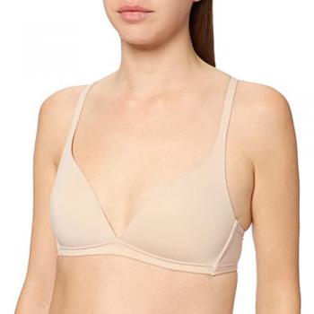 CALIDA Eco Sense Triangel-BH ohne Bügelfür Damen, 75C, Beige
