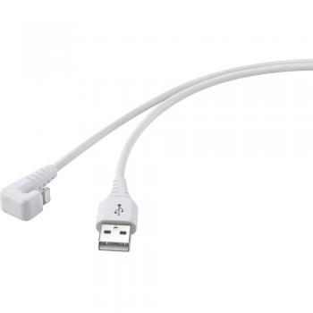 Renkforce USB-Kabel USB 2.0 USB-A Stecker, Apple Lightning Stecker 1.00 m Weiß