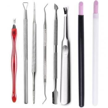 Outils Manucure Inox Bittb – Pack 8 articles