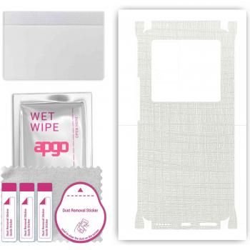 Capa total de vinilo protector blanco para Vivo X70 Pro Plus