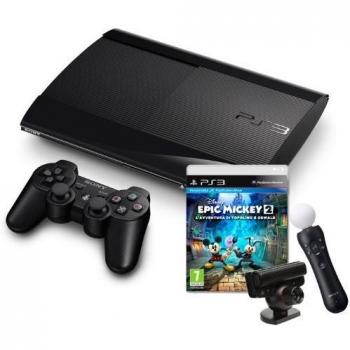 PlayStation 3 12 GB Console – Pacchetto Epic Mickey 2 e Move Sensor