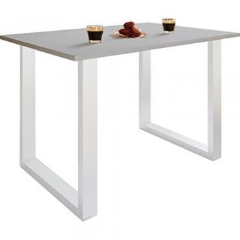 Tavolo Xona U VCM A – 76×140×80 cm, struttura solida in legno e piedi in ferro