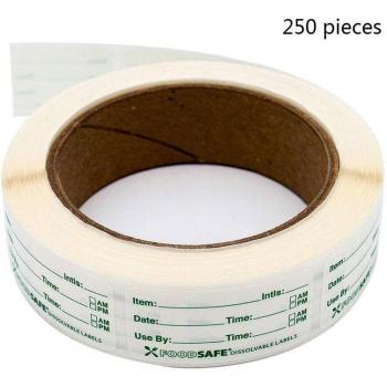250 Pcs Self-Adhesive Food Labels for Freezer