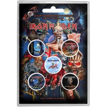 Iron Maiden Album Art Pin Set (5 Pack)