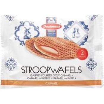 Daelmans Stroopwafels - Per 2 Verpakt, 2 x 39g