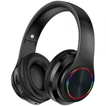 Auriculares Bluetooth Inalámbricos Plegables con Micrófono LED