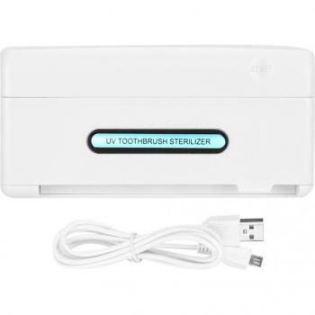 UV Toothbrush Sterilizer with USB Charging - Wall Mounted