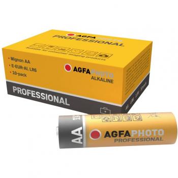 AgfaPhoto Professional Mignon (AA)-Batterie Alkali-Mangan 1.5 V 10 St