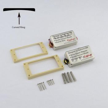 Boîte à pickups EPI Standard 2× Alnico Humbucker nickel or