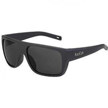 Bolle Unisex Falco 135 Matte Black TNS Grey Polarized Sunglasses