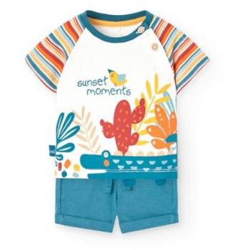 Pull court en maille Boboli