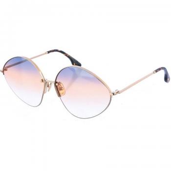 Gafas de sol ovaladas de metal Victoria Beckham