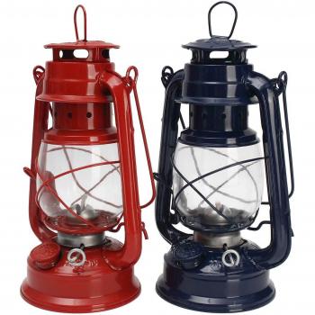Retro-Stil tragbare Kerosin-Laterne für Outdoor-Camping – Dekoratives Öllicht, multifunktional aus Eisen, erhältlich in vier Farben