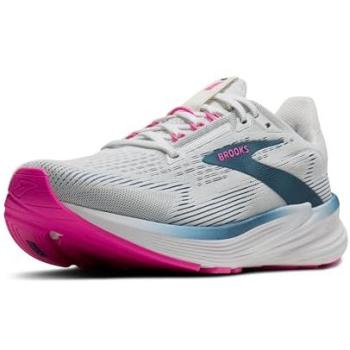 Brooks Women’s Revel 8 Running Shoes – White/Blue/Fuchsia, Size 40 (EU)