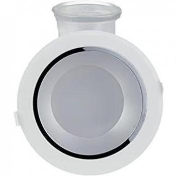 Mack Incasso Led Con Luce Antiabbagliamento Bianco Con Riflettore Cromato 15w 4000k (luce Naturale) 15x8