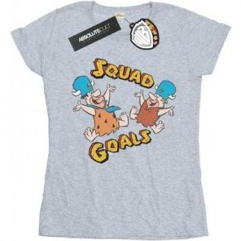 Flintstones Women's Squad Goals Cotton Tee Black