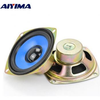 AIYIMA 2Pcs 3-Inch Anti-Magnetic Full Range Portable Stereo Speakers 4 Ohm 5W