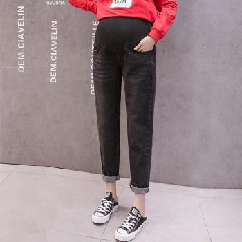 Baumwoll-Denim-Jeans in Boyfriend-Stil für Schwangere