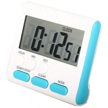 Digital Temporizador Electrónico, Kobwa 24h magnética temporizador reloj de cocina temporizador Cronómetro con pantalla de control alarma, pantalla grande, retráctil Stand Espacio Hook, fuerte magnética parte trasera