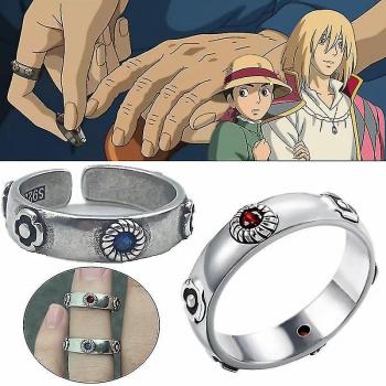 Aretes de aniversario para fans de Hayao Miyazaki, accesorios de disfraz con diseño Sophie y Howl