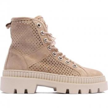 Alpe Women's Lace-up Boots, Beige, Size 8 UK