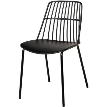 Silla Metalizada Bantul Negra