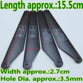 Repuestos de Cuchilla LiHuang para Modelos RC – 4 Unidades 2A, 2B