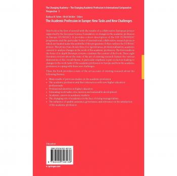The Academic Profession in Europe: New Tasks and New Challenges
