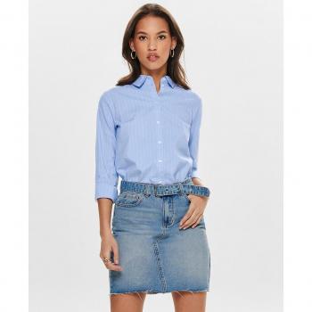 Camicia L/S JDY Mio Blu Chiaro/Bianco