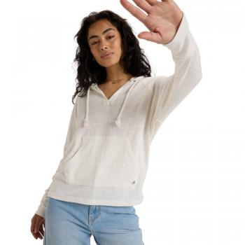 Roxy Women’s Destination Surf Kapuzenpullover – XS, weiß
