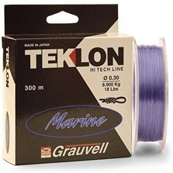 Bâtonnet de pêche Teklon Marine 300 m – fil monofile 0,30 mm