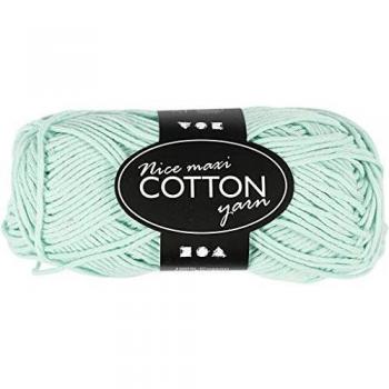 Pelote de coton maxi vert clair 50 g