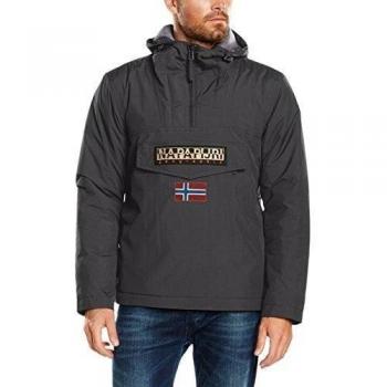 Napapijri RAINFOREST WINTER A, Chaqueta Hombre, Gris (DARK GREY SOLID), Grande