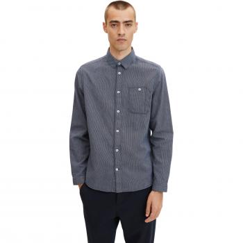 Tom Tailor Regular Fit Freizeithemd Dunkelblau, Größe XXXL