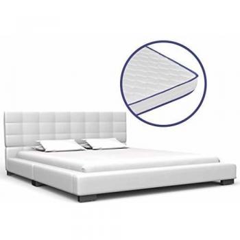 Letto Matrimoniale con Materasso Memory 140x200 cm