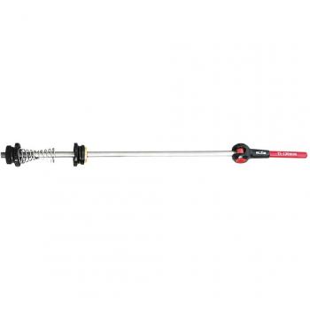 Pédale à axe pliant, dégagement instantané, brochettes roues avant/arrière, QR 74/100/130/135 mm