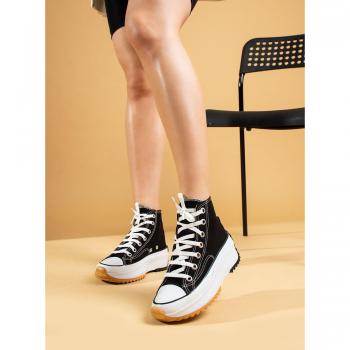 Zapatilla Mujer Casual Comfort High Top Canvas