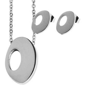 Christa Schmuckset Kette und Ohrstecker aus Edelstahl
