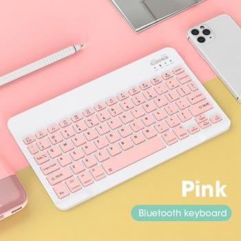 Wireless Mini 60% Bluetooth Keyboard and Mouse Set for iPad Tablet