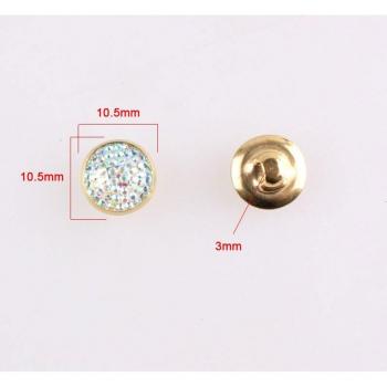 Mini Botón Metálico para Ropa y Artesanía